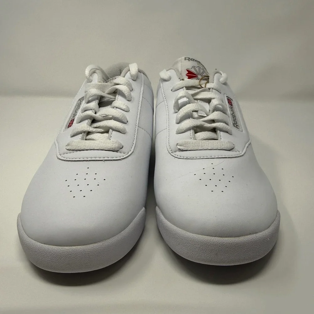 NWT Reebok Princess Womens Sneaker White Leather Classic Low Top 1Y3501 USA 11.5